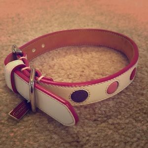 Genuine Coach dog collar